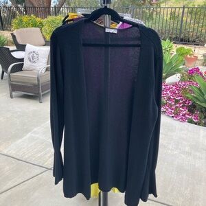 Black Bell Sleeves Sweater